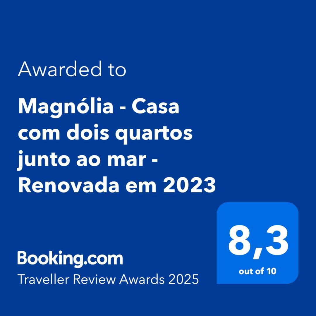 Magnólia - Casa com dois quartos junto ao mar - Renovada em 2022 Mosteiros  Exterior foto
